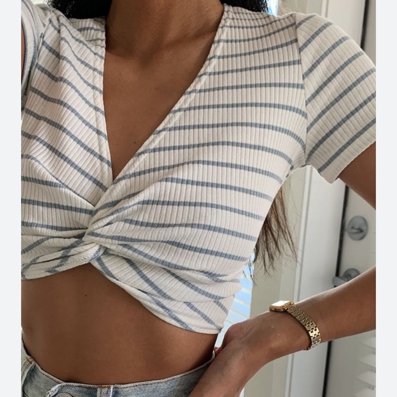 Crybaby Baby Twist Crop Top - Picture 1 of 5